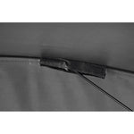 FLAT SIDE UMBRELLA BLACK 125CM - KM-Tackle