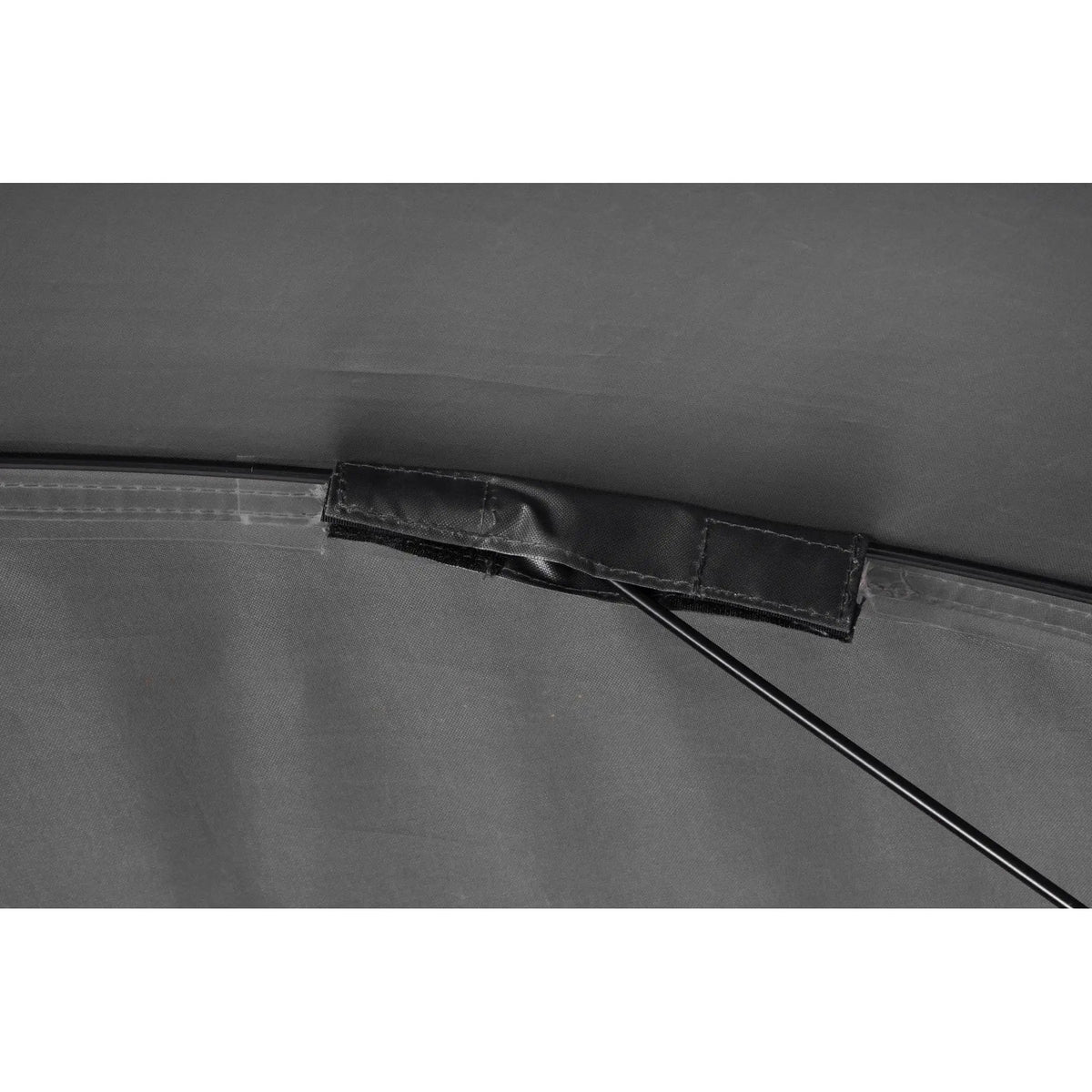 FLAT SIDE UMBRELLA BLACK 125CM KM-Shop Cresta, feeder, Feederfishing, Method, methodfishing, schirm