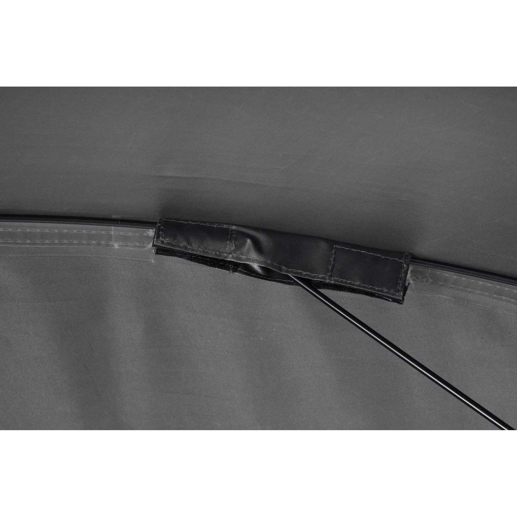 FLAT SIDE UMBRELLA BLACK 125CM KM-Shop Cresta, feeder, Feederfishing, Method, methodfishing, schirm