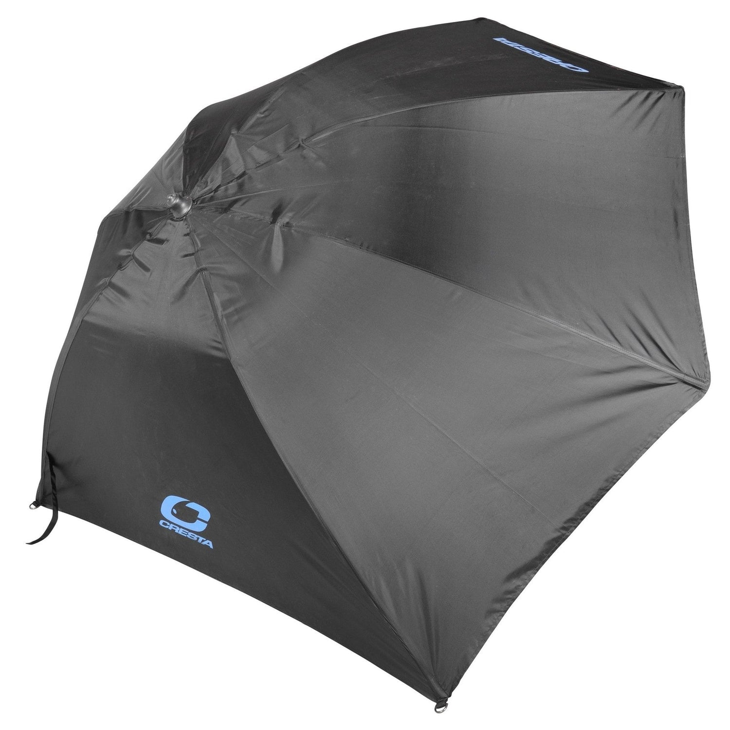 FLAT SIDE UMBRELLA BLACK 125CM - KM-Tackle