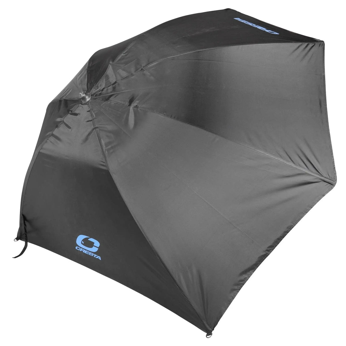 FLAT SIDE UMBRELLA BLACK 125CM KM-Shop Cresta, feeder, Feederfishing, Method, methodfishing, schirm