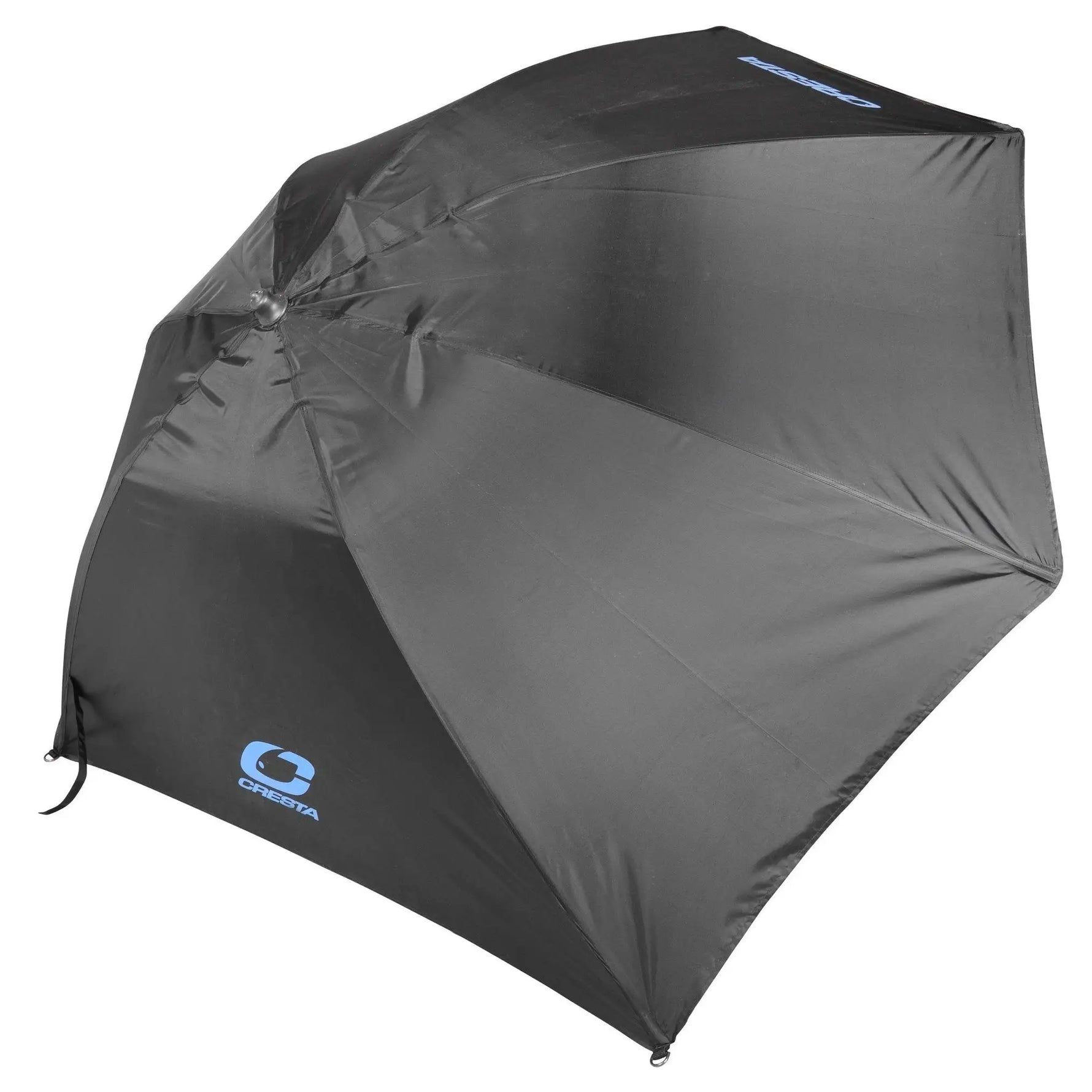 FLAT SIDE UMBRELLA BLACK 125CM KM-Shop Cresta, feeder, Feederfishing, Method, methodfishing, schirm