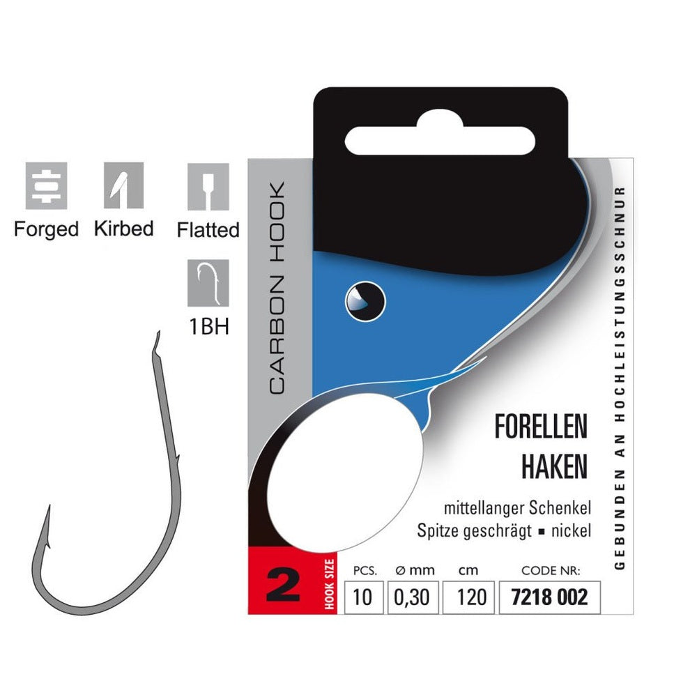 Forellenhaken, Gebunden - KM-Tackle