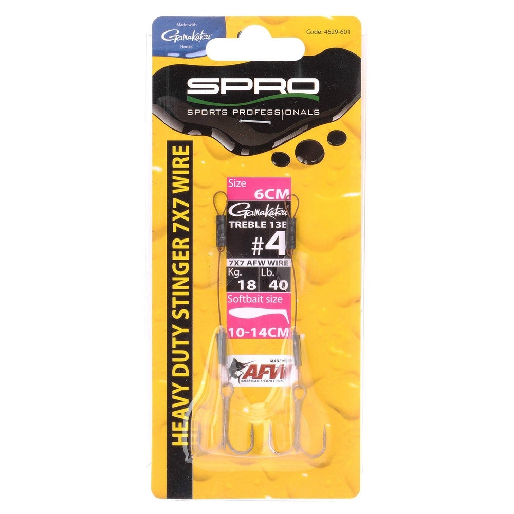 HD STINGER 7X7 AFW 40LBS KM-Shop Haken, Hakengebunden, Raubfisch, Raubfischangeln, spinn, Spinnangeln, Spinnfishing, SPRO