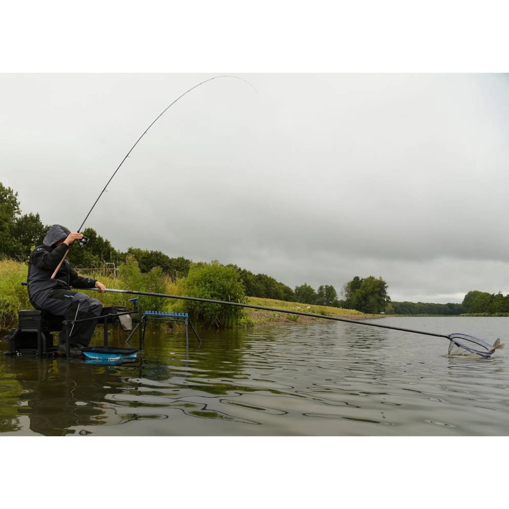 IDENTITY ACC PRO POWER HANDLE 5.5M KM-Shop Cresta, feeder, Feederfishing, kescherstange, Method, methodangeln, methodfishing 