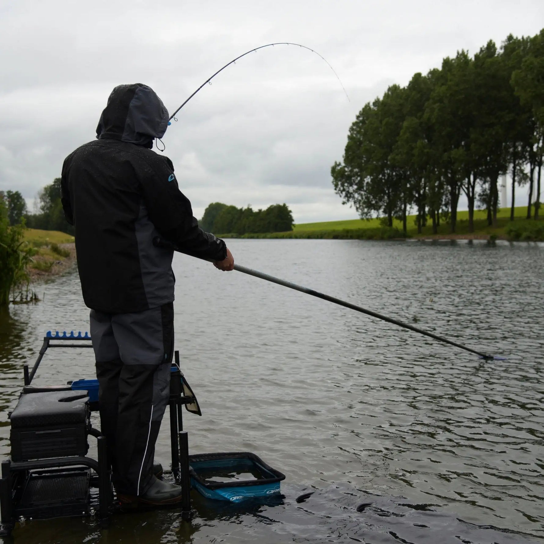 IDENTITY ACC PRO POWER HANDLE 5.5M KM-Shop Cresta, feeder, Feederfishing, kescherstange, Method, methodangeln, methodfishing 