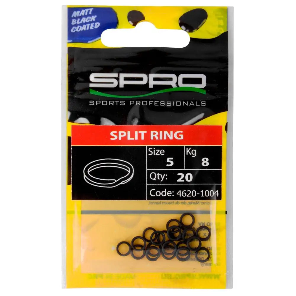 MATTE BLACK SPLIT RING KM-Shop Karpfen, Kleinteile, Raubfisch, Raubfischangeln, rig, Rigzubehör, spinn, Spinnangeln, Spinnfishing, SPRO 