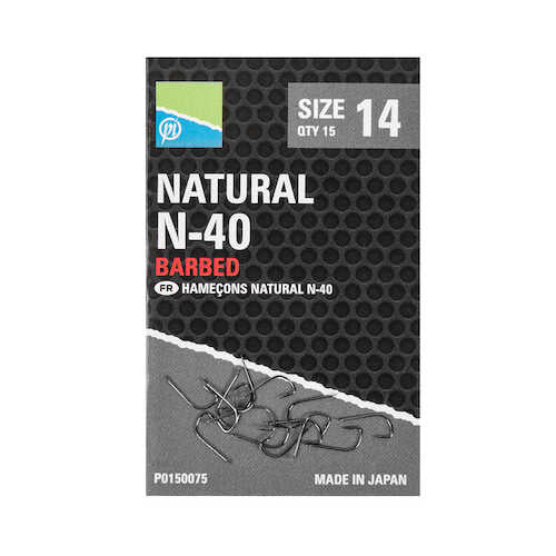NATURAL N-40 KM-Shop feeder, Feederfishing, Haken, KM-Tackle Geschäft Preston, Method, methodfishing, Pole, Polefishing