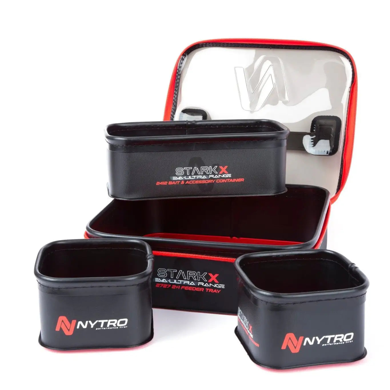 NYTRO STARKX EVA 2+1 FEEDER TRAY KM-Shop Allround, feeder, Feederfishing, Method, methodangeln, methodfishing, NYTRO, Taschen 