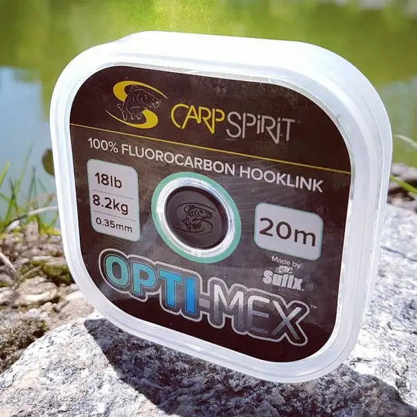 OPTI-MEX - 100% Flurocarbon - 20m KM-Shop angelschnur, CARP SPIRIT, carpfishing, Fluorocarbon, Karpfen, Vorfach 
