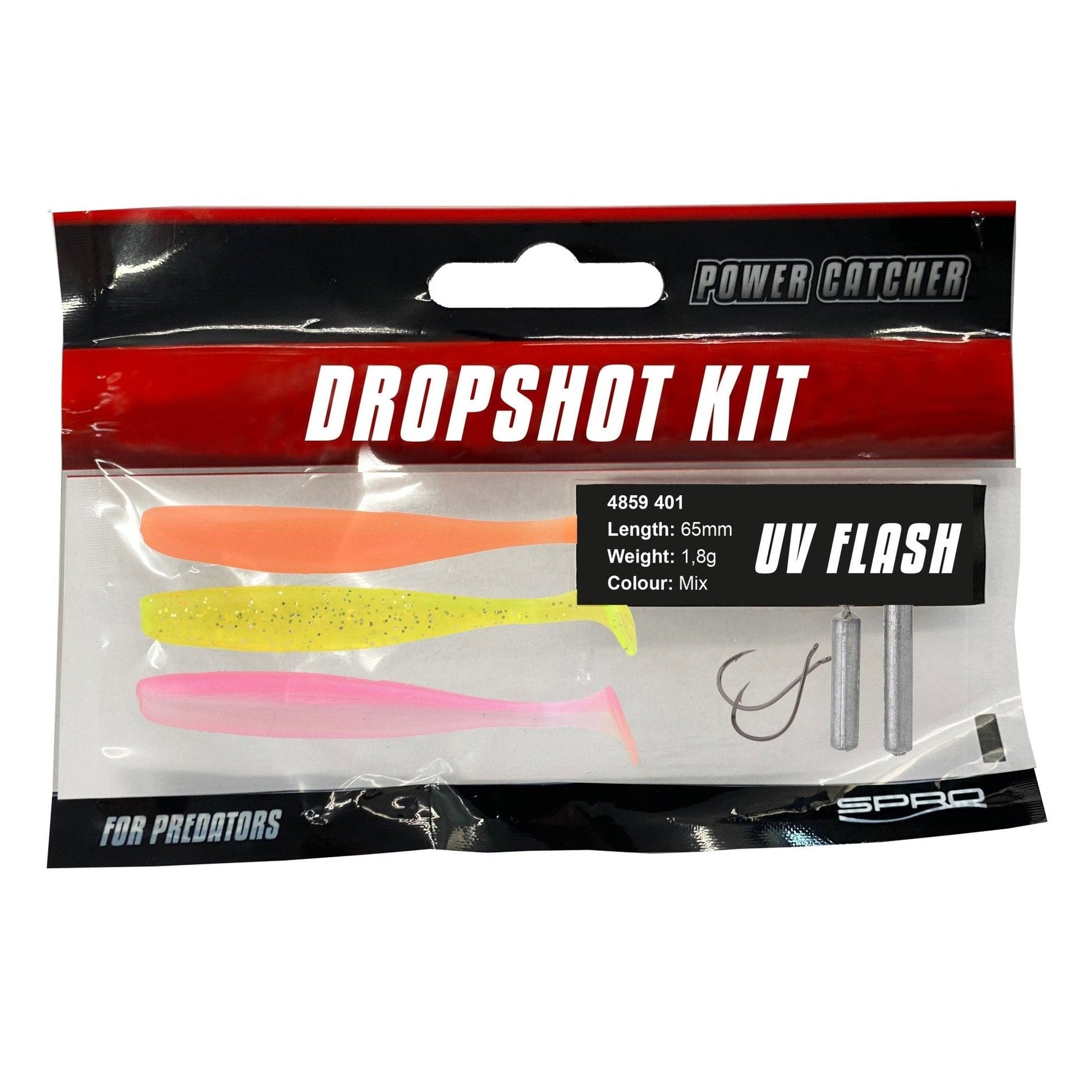 PC DROPSHOT KIT 65 KM-Shop dropshot, gummifisch, kunstködereu, Power Catcher, Raubfisch, Raubfischangeln, Raubifsch, spinn, Spinnangeln, Spinnfishing, SPRO