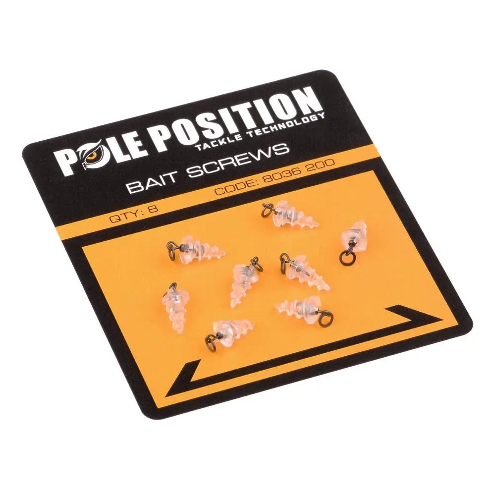 POLE POSITION BAITSCREWS KM-Shop carpfishing, Karpfen, Kleinteile, rig, Rigzubehör, Strategy, STRTG 