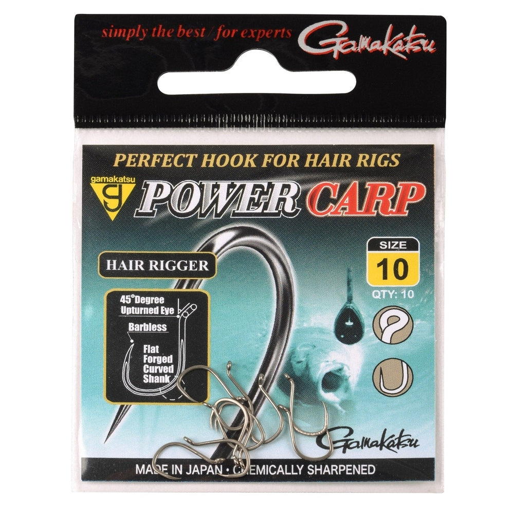Powercarp Hair Rigger Eyed Barbless - KM-Tackle