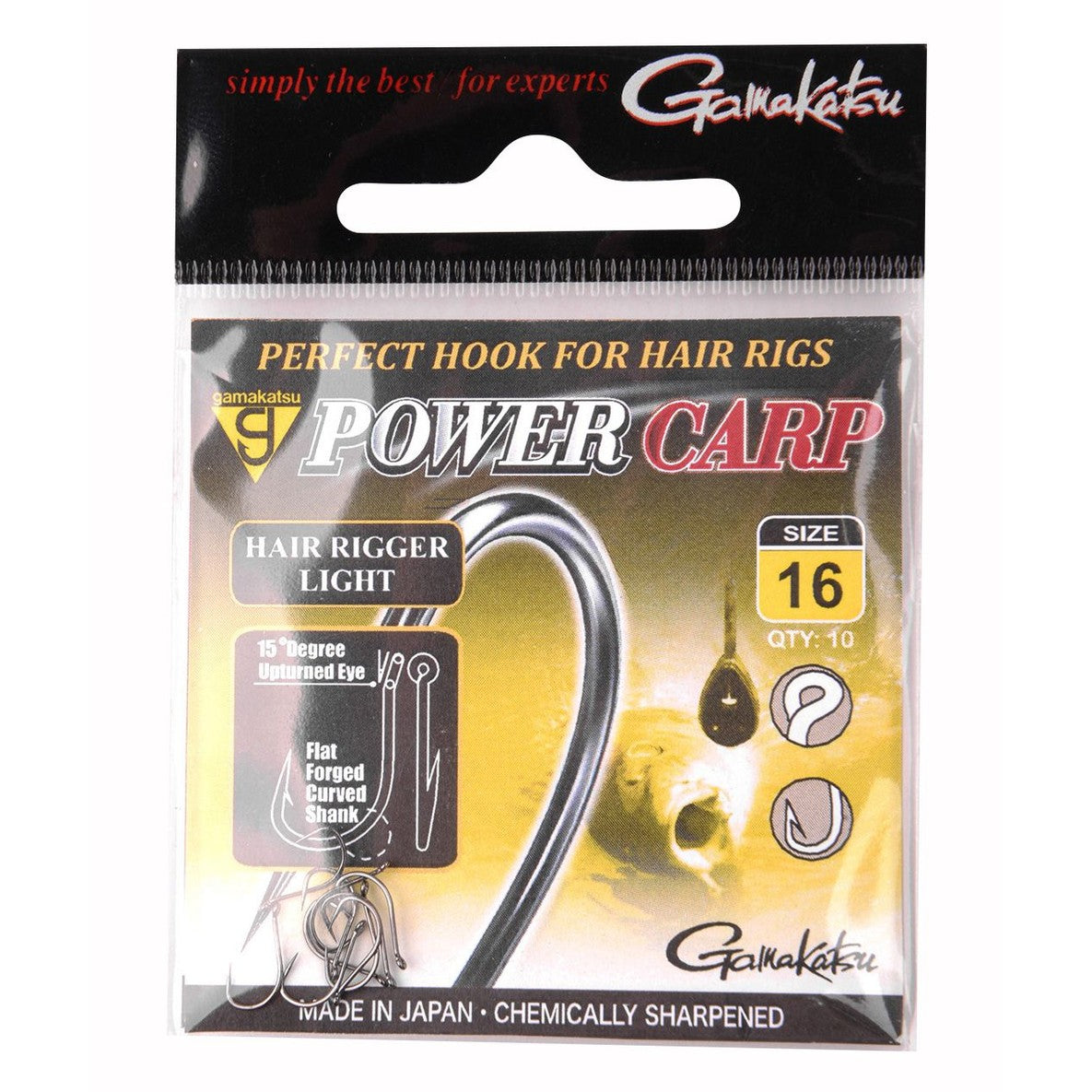 Powercarp Hair Rigger L Eyed BARBLESS KM-Shop carpfishing, feeder, Feederfishing, Gamakatsu, Haken, Method, methodangeln, methodfishing