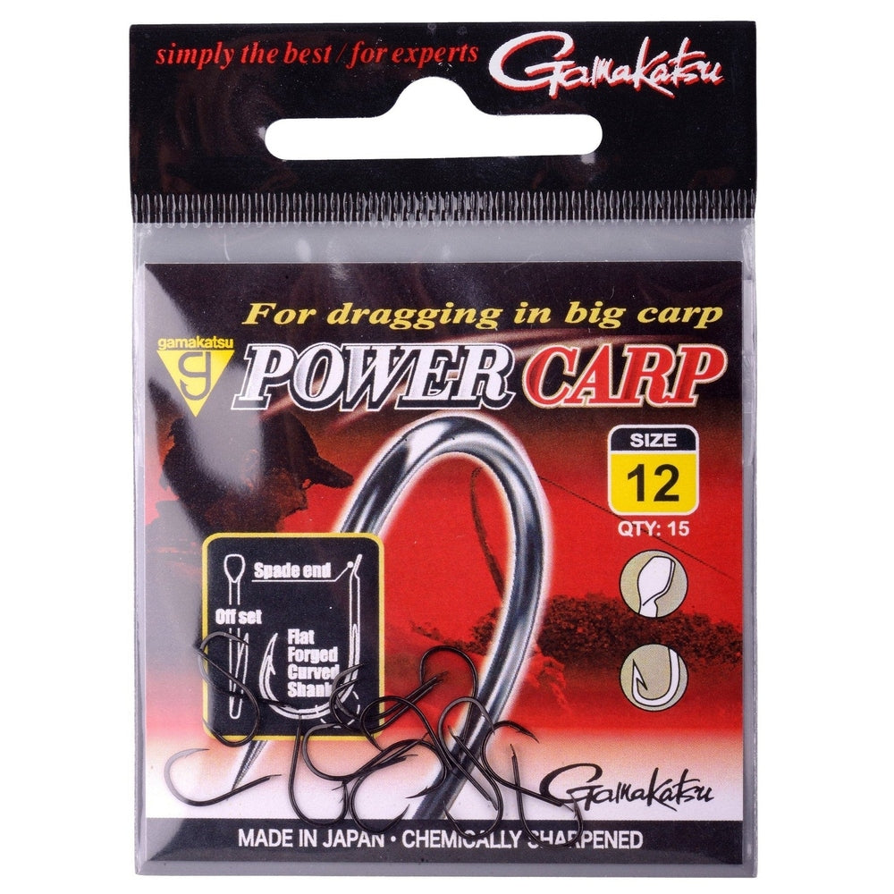 POWERCARP HOOKS BLACK - KM-Tackle