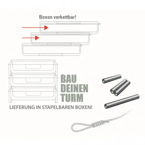 Quetsch-Hülsen, Inhalt ca. 100 Stück, KM-Shop Jenzi, Kleinteile, Raubfisch, Raubfischangeln, spinn, Spinnangeln, Spinnfishing 