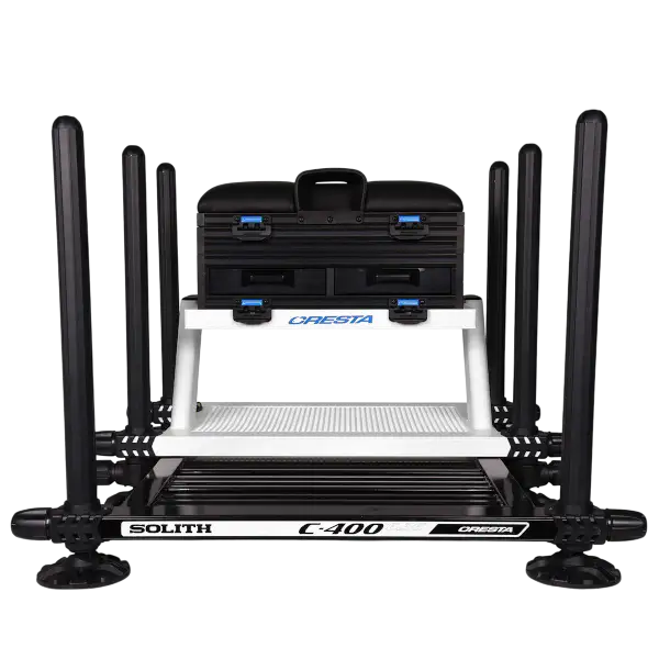 Cresta SOLITH C400 6.36 SEATBOX WHITE KM-Shop Cresta, feeder, Feederfishing, Method, methodfishing, seatbox, Sitzkiepe 