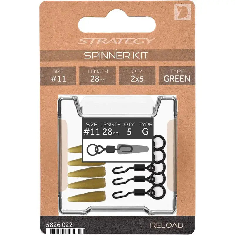 RELOAD SPINNER KIT KM-Shop Allround, carpfishing, Karpfen, Kleinteile, kmtackle, rig, Rigzubehör, Strategy 