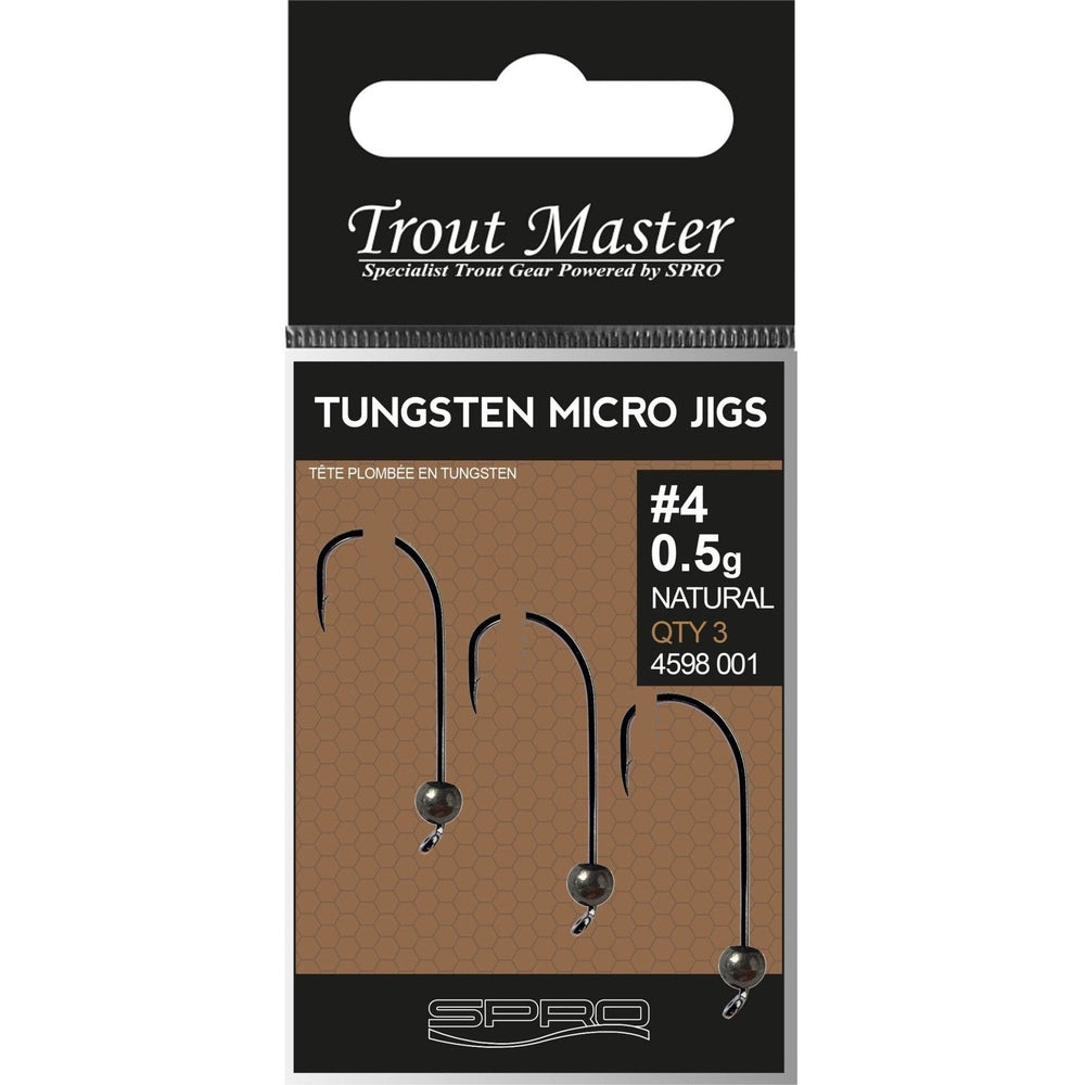 Tungsten Micro Jigs 0.9g KM-Shop forellen, Haken, Jighaken, Trout Master