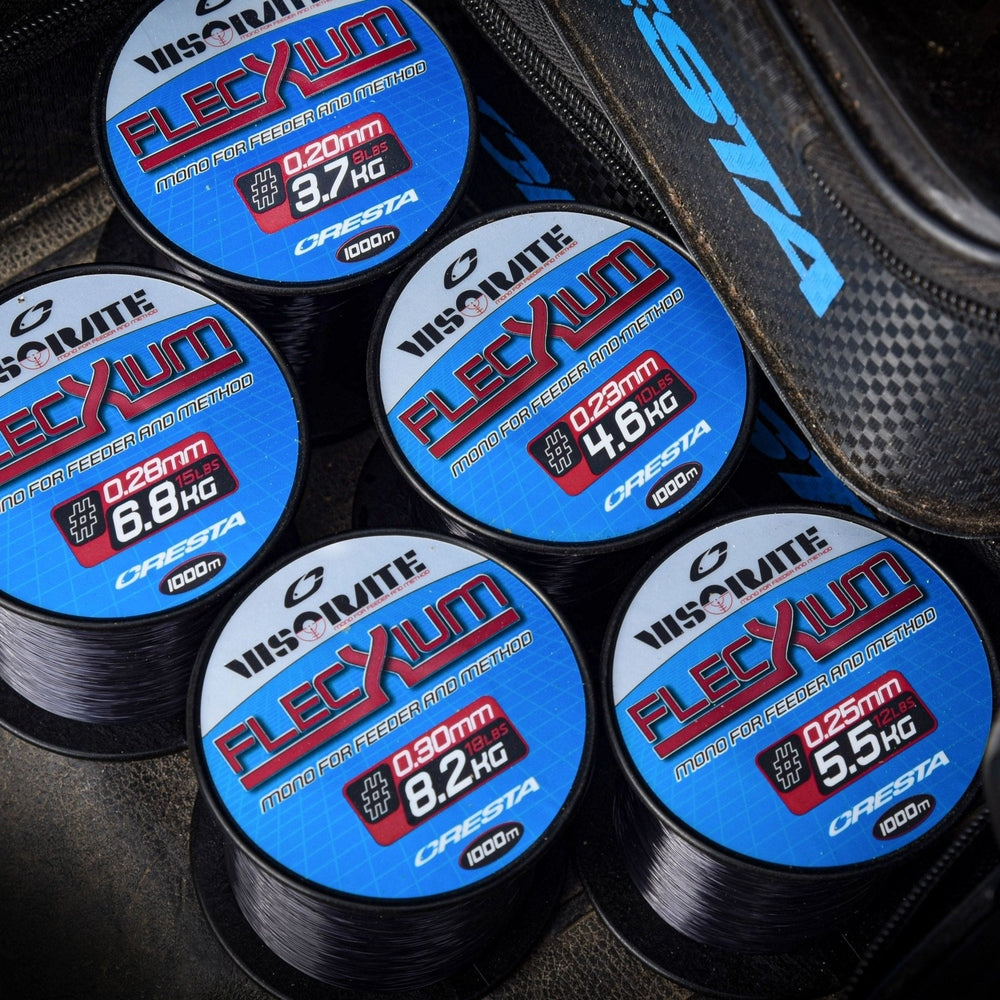 VISORATE FLECXIUM  MONO KM-Shop Allround, angelschnur, carpfishing, Cresta, hauptschnur, hautpschnüre, karpfen, mono