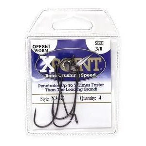 XPoint-Offset Haken, Black Nickel - KM-Tackle