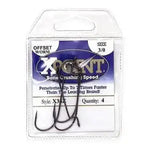 XPoint-Offset Haken, Black Nickel KM-Shop caroliner rig, Haken, Raubfisch, Raubfischangeln, spinn, Spinnangeln, Spinnfishing, texas rig, X-Point,  shadXpert 