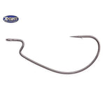 XPoint Wide Gap Hook ("X-Gap"),Black Nickel - KM-Tackle