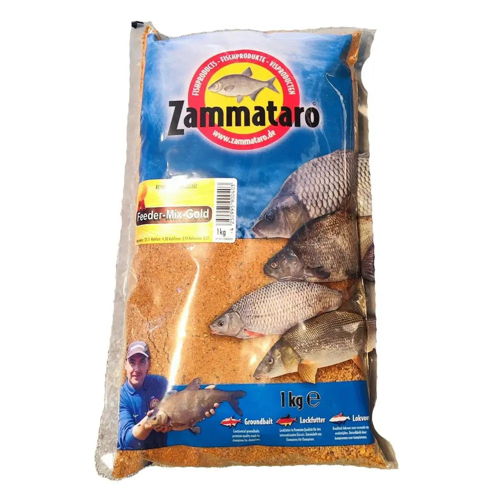 Zammataro Feeder-Mix- Gold KM-Shop Feederfishing, feederfutter, fertigfutter, futter, grundfutter, Zammataro 