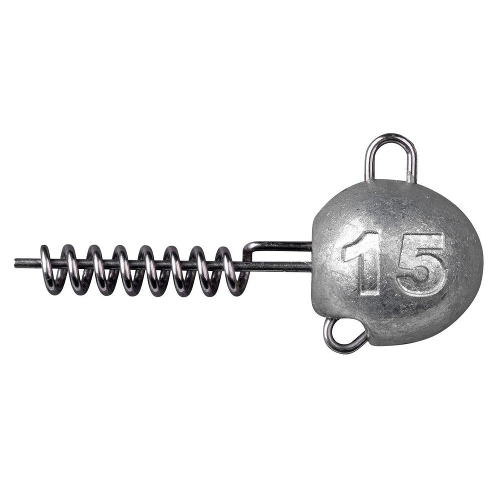 ZINC SCREW-IN JIGHEADS 2PC - KM-Tackle