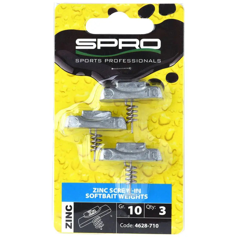 ZINC SCREW-IN SOFTBAIT WEIGHTS KM-Shop Blei, Raubfisch, Raubfischangeln, Spinnangeln, Spinnfishing, SPRO 